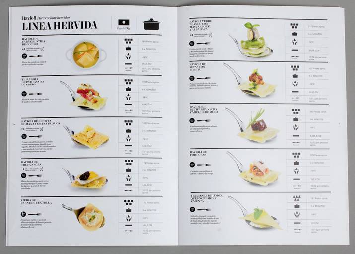 意大利面沙拉目录产品画册设计