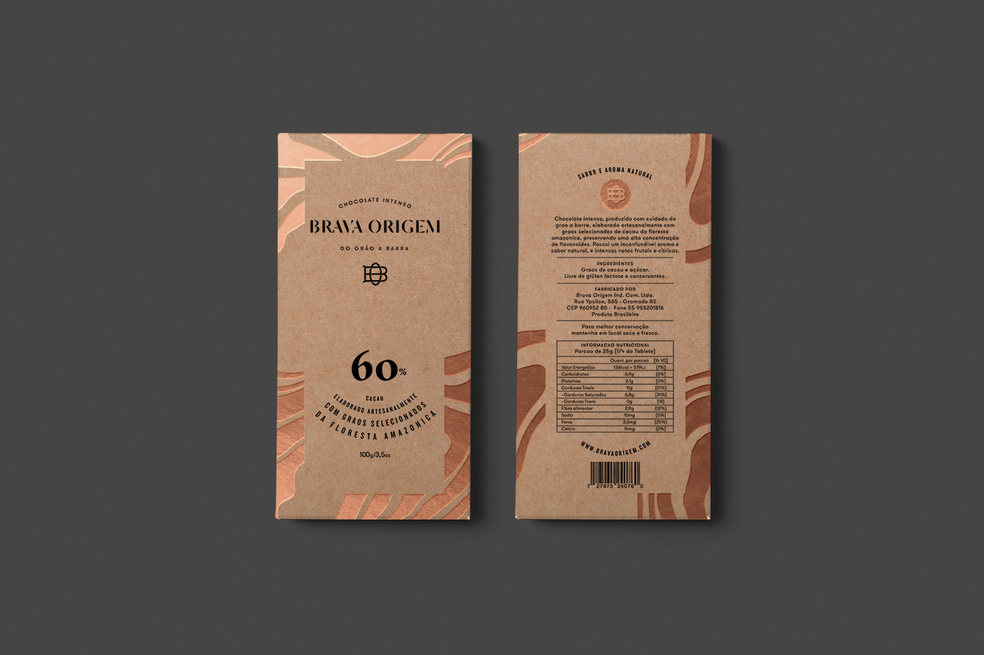  布拉瓦Origem巧克力品牌设计
