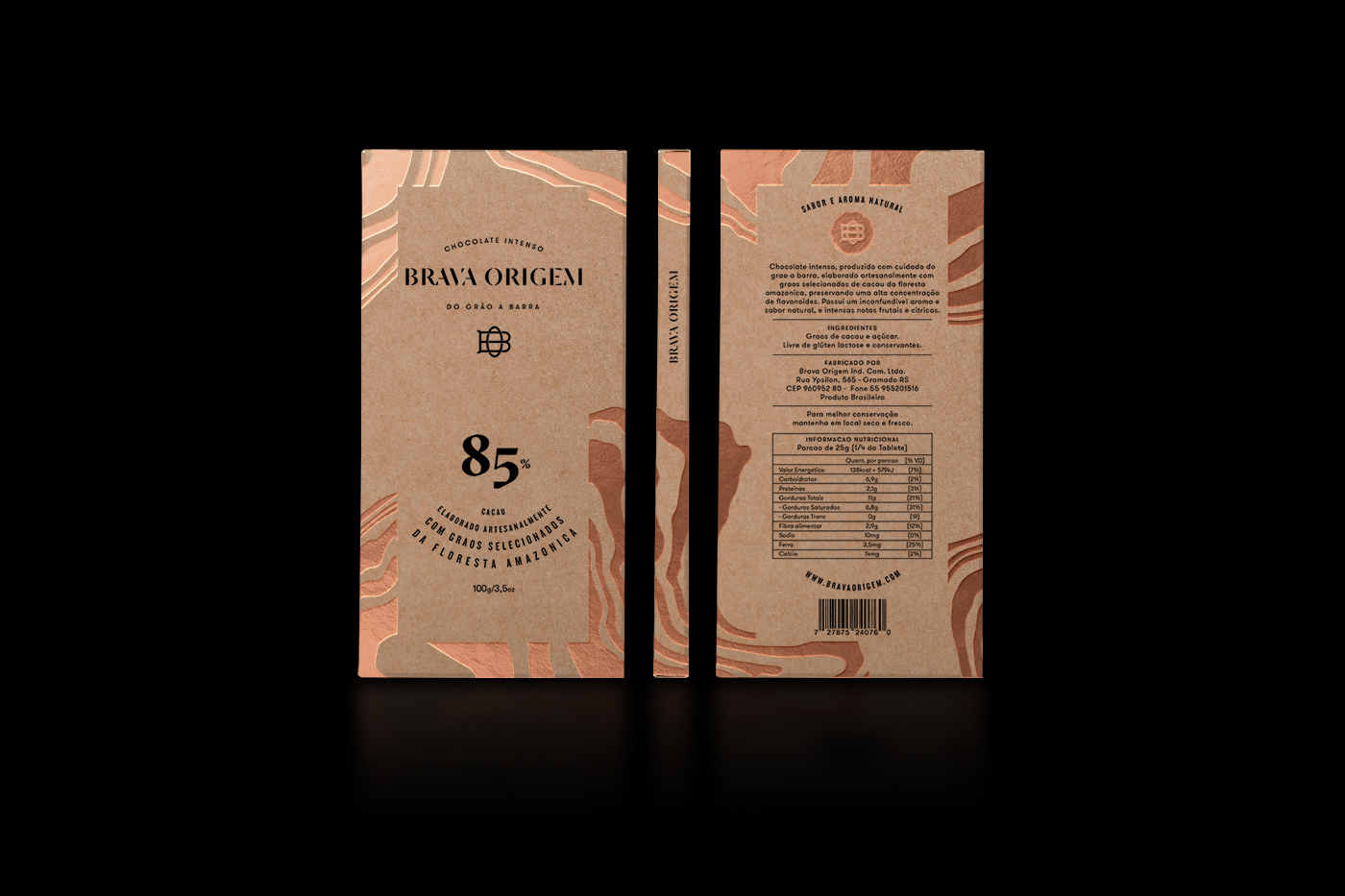  布拉瓦Origem巧克力品牌设计