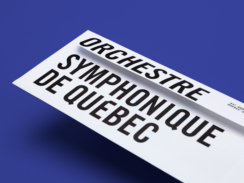 魁北克交响乐团新的品牌设计欣赏